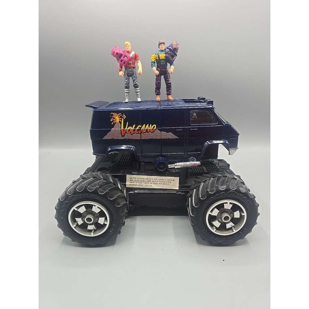1986 M.A.S.K. VOLCANO 99% Complete & Working Kenner MASK 4x4 Van
